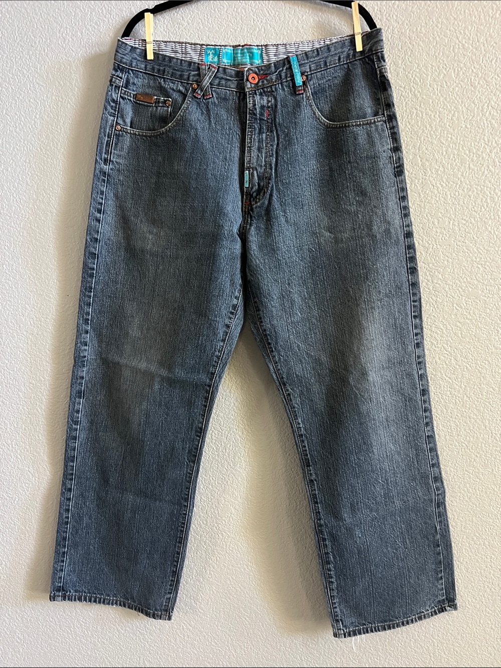 Vintage Y2K LRG Geans Rainbow Tree Relaxed Fit Size 38x30